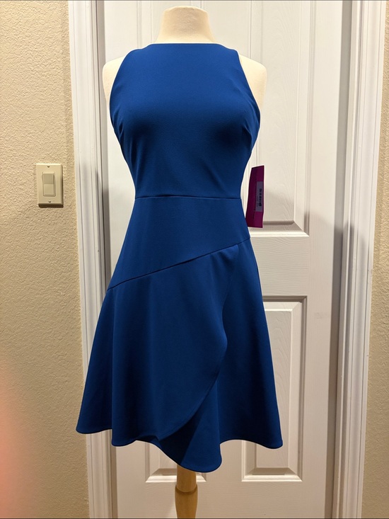 Betsey Johnson Dresses & Skirts - Betsey Johnson Asymmetrical Blue Dress NWT size 4